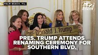 Trump speaks: Renaming part of Southern Blvd. as 'President Donald J. Trump Boulevard'
