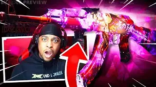 the NEW ANIME AK-47..😍 (ANGELS & DEMONS REACTIVE ANIME CAMO) BLACK OPS COLD WAR