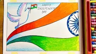 Independence Day Drawing || 15 August Drawing || 15 August ke Liye Drawing || 15th August Drawing