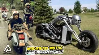 Ekstrim tapi Keren,! Inilah Modifikasi Motor Paling Gila yang Gak Ada Tiru Kembali