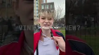 Vintage or New ? Public interview ( Streetwear/ High fashion) | Daily Outfits 👟👖👕 #shorts