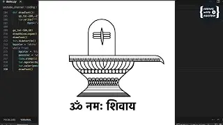 Python Turtle - Shiva Lingam 🙏 | Om Namah Shivaya | Latest Python Turtle Graphics 36 | New | Latest