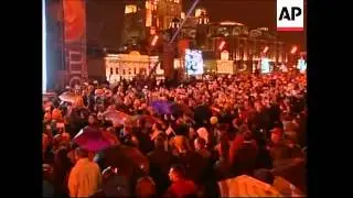 Pro-Kremlin youth group protest against Bush administration