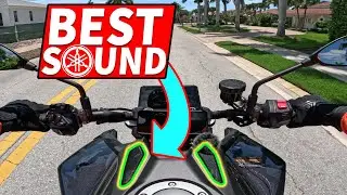 Testing Yamaha's NEW acoustic amplifier intake on the 2024 MT-09 // Best SOUNDING Motorcycle?