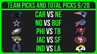 NFL Picks Today 9/28/25 NFL Week 4 Picks and Predictions (Part 2)