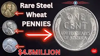 Most Valuable Lincoln Wheat Steel Penny Value 💰 The Ultra-Rare USA Coins Worth Millions dollars