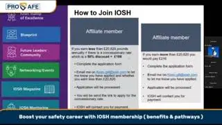 IOSH Membership Resources and Benefits - Free Webinar