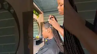 Beautiful half braids half conrows #hair #hairtutorial #haircare #hairstyles