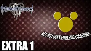Kingdom Hearts 3 Part 37 (EX Playthrough) - All 90 Lucky Emblems Locations