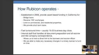 How Rubicon Operates
