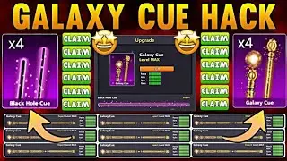 Galaxy Cue Unlock Trick 2024 | New Method to Unlock Galaxy Cue Level Max in 8 ball pool by Umer Hck