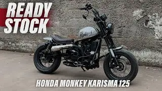 FOR SALE!!! Honda Monkey BOBBER Karisma 125 #dimasgarage