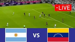 🔴LIVE: Argentina vs Venezuela | football match live I PES 21 Simulation