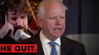 Tim Walz Capitulates | Destiny & Lib & Learn React Walz Dropping Out & Gavin Newsom's Trans Record
