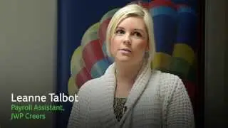Leanne from JWP Creers talks Auto Enrolment with Sage 50 Payroll