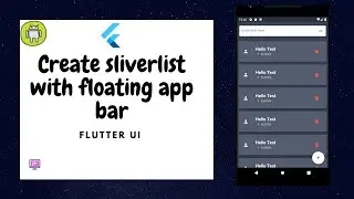 How to Create List with SliverList and SliverAppBar  | Flutter tutorial - Collapsing AppBar