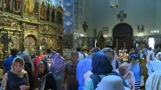 Nice: messe en la cathédrale orthodoxe