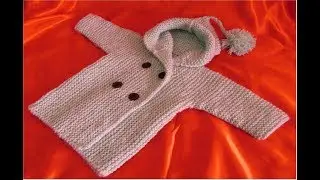 Cardigan tricotat, cel mai usor si rapid model ( Subtitle English symbols) PARTEA I