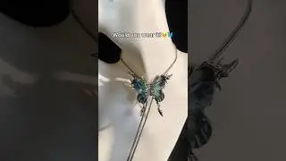 Please support my new collection🦋❤️&zwj;🔥 #butterfly #gothclub #jewelry #necklace #butterflynecklace