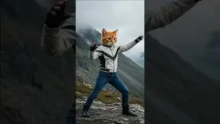 From Fluffy to Fearless: The Masked Cat Hero Strikes Again!
