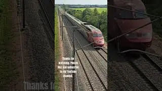 Belgian Railways THALYS bound for Brussels from Paris at Hebr&eacute;court #train #thalys #fr #travel