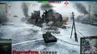 HugovanPayns with his KV-3 on winter Ruinberg