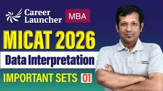 MICAT 2026 Preparation | Data Interpretation Final Revision | High-Scoring Sets - Part 01