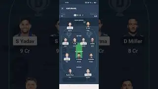 GT vs MI dream team today dream11 team winning #dream11 #gt