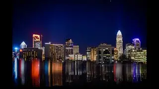 Charlotte Observer photojournalist discusses city skyline reflection photo