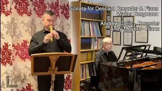 Bergmann Sonata for Descant Recorder &  Piano