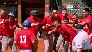 Men's Softball Highlights: CRO 3B Damir Mandic's Grand Slam v FRA in Bronze Medal Game
