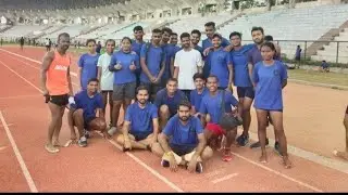 running , stretching, long jump and high jump practice 🔥🔥💪👍🙏