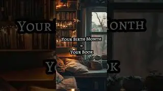 Your Birth Month = Your Book 📖 #booktube #booktok #bookish #books #reading #bookworm #booklover