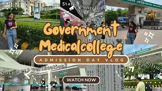 Finally *got admission* in this govt. medical college🥹🩺 | ADMISSION DAY VLOG🎥 | UP State Counselling