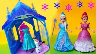Disney Frozen Elsa's Flip N Switch castle Disney Princess Anna, Elsa and Olaf