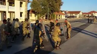 C Company Public Order Training in Cyprus