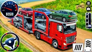 Car Transporter Trailer Truck - Vehicle Transport Game - Android Gameplay 