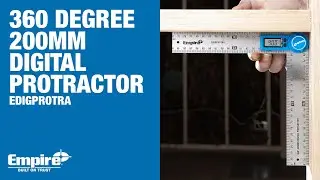 Empire 360&deg; 200mm Digital Protractor (EDIGPROTRA) in action