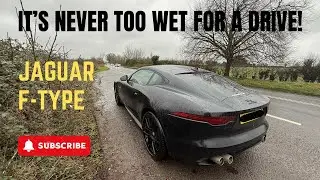 Jaguar F-Type P450 - Wet weather driving POV
