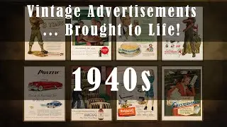 Vintage 1940s Life Magazine Ads - Animated with AI