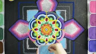Building Sand Mandala