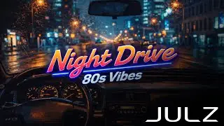 You&rsquo;re driving alone through the city at night (80s Night Drive Vibes)