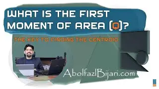 What Is the First Moment of Area (Q)? | The Key to Finding the Centroid