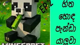පැන්ඩා යාලුවා 😁 panda friend#srilanka #minecraft #minecraftsurvival #gaming #sinhala 🇱🇰