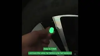 Luminous Valve Caps Fluorescent Night Car Tire Valve Caps Motorcycle