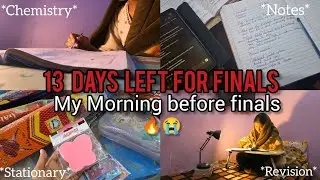 Final Exam Are Stressfull 😰! Realistic study vlog