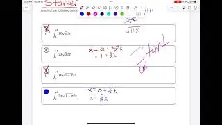 1,15 Calc 6.4 Fundamental Theorem of Calculus part 2 and interpreting the accumulation function