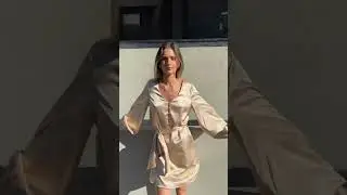 Anneli wearing the Champagne sunset dress 🥂🌅 #fashion #funoutfit #fashionblog #ootd #chic #dress
