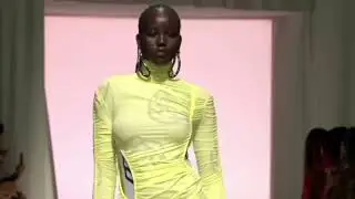 Adut Akech closing the Missoni Fall/Winter 2023-2024 Ready-to-wear show in Milan | ModelsFactsCUT