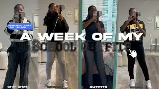 A WEEK OF MY SCHOOL OUTFITS | daily ootd, grwm, outfit inspo, chit chat 